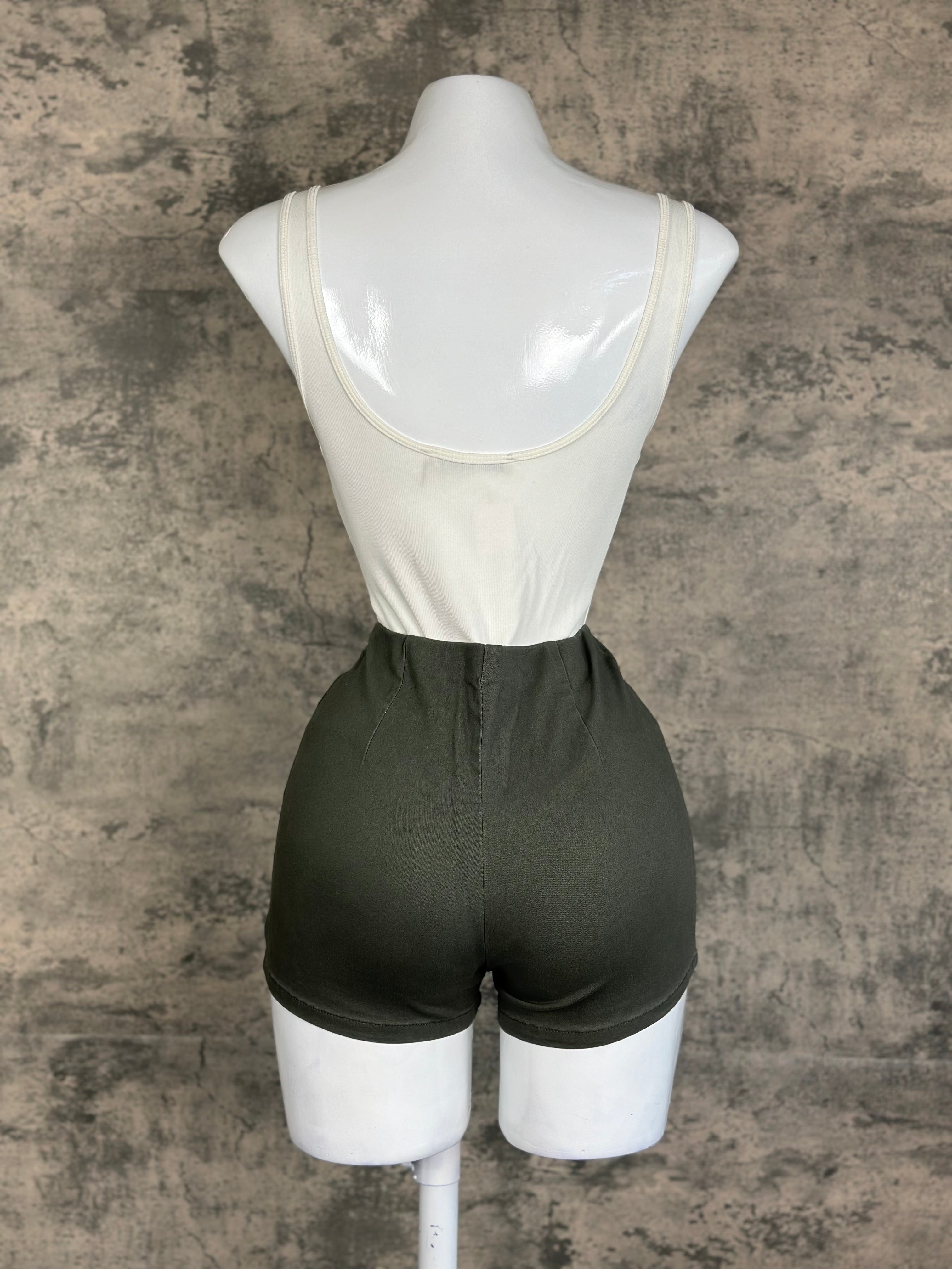 Olive shorts