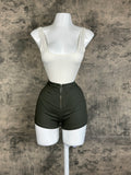 Olive shorts
