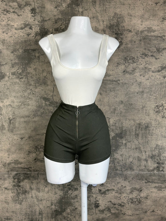 Olive shorts