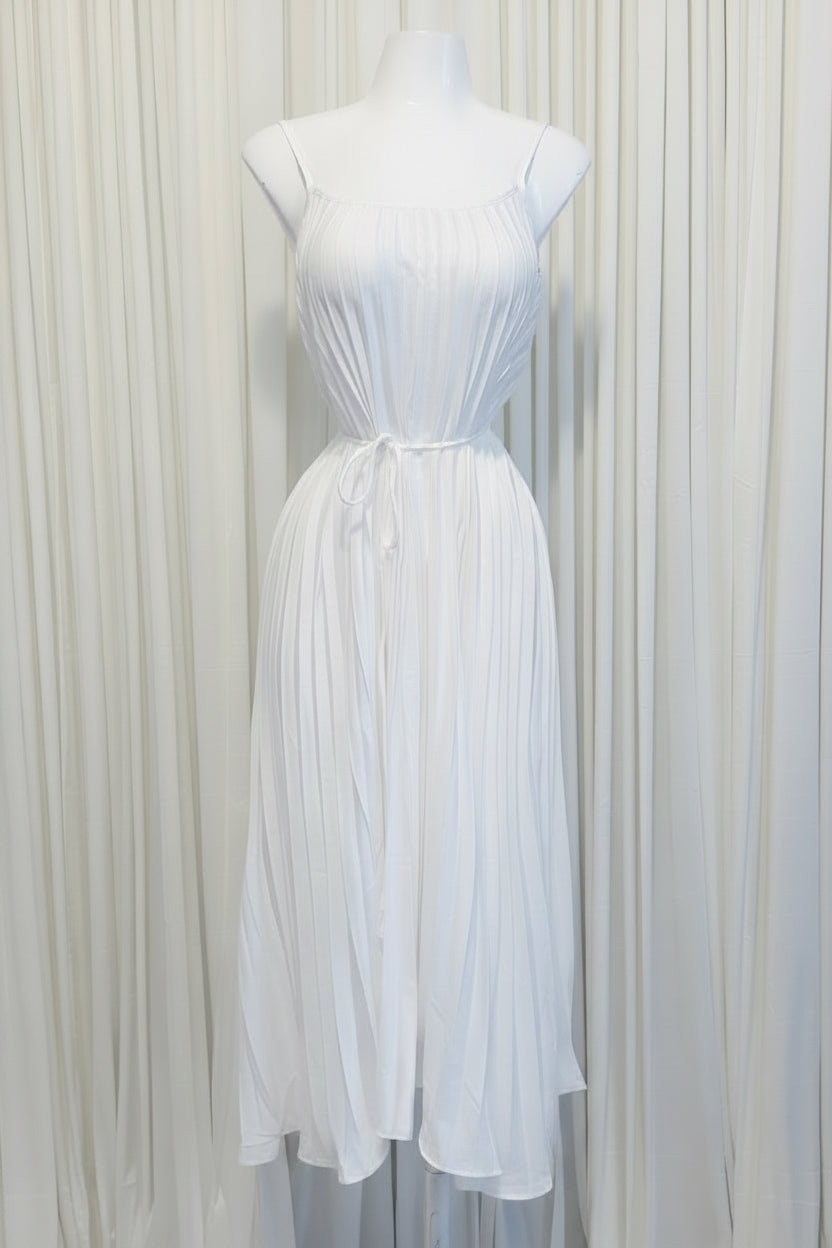 Pleated Midi Dress