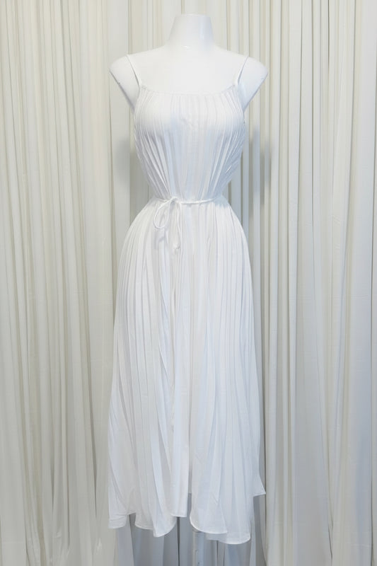 Pleated Midi Dress