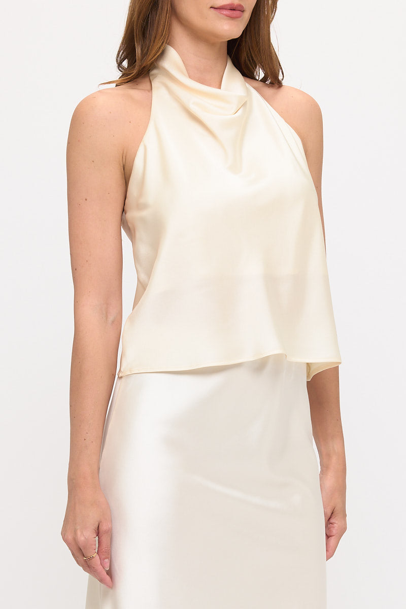 Satin Halter Top