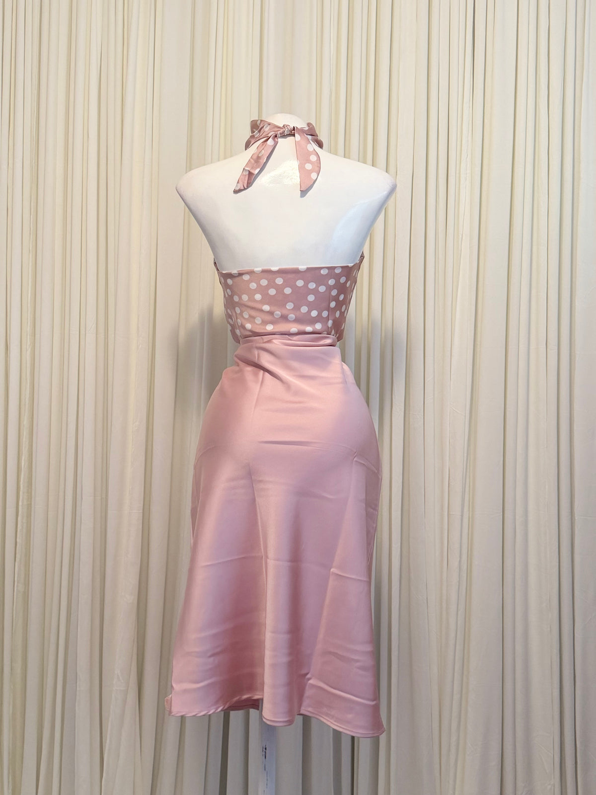 Pink Silk Skirt
