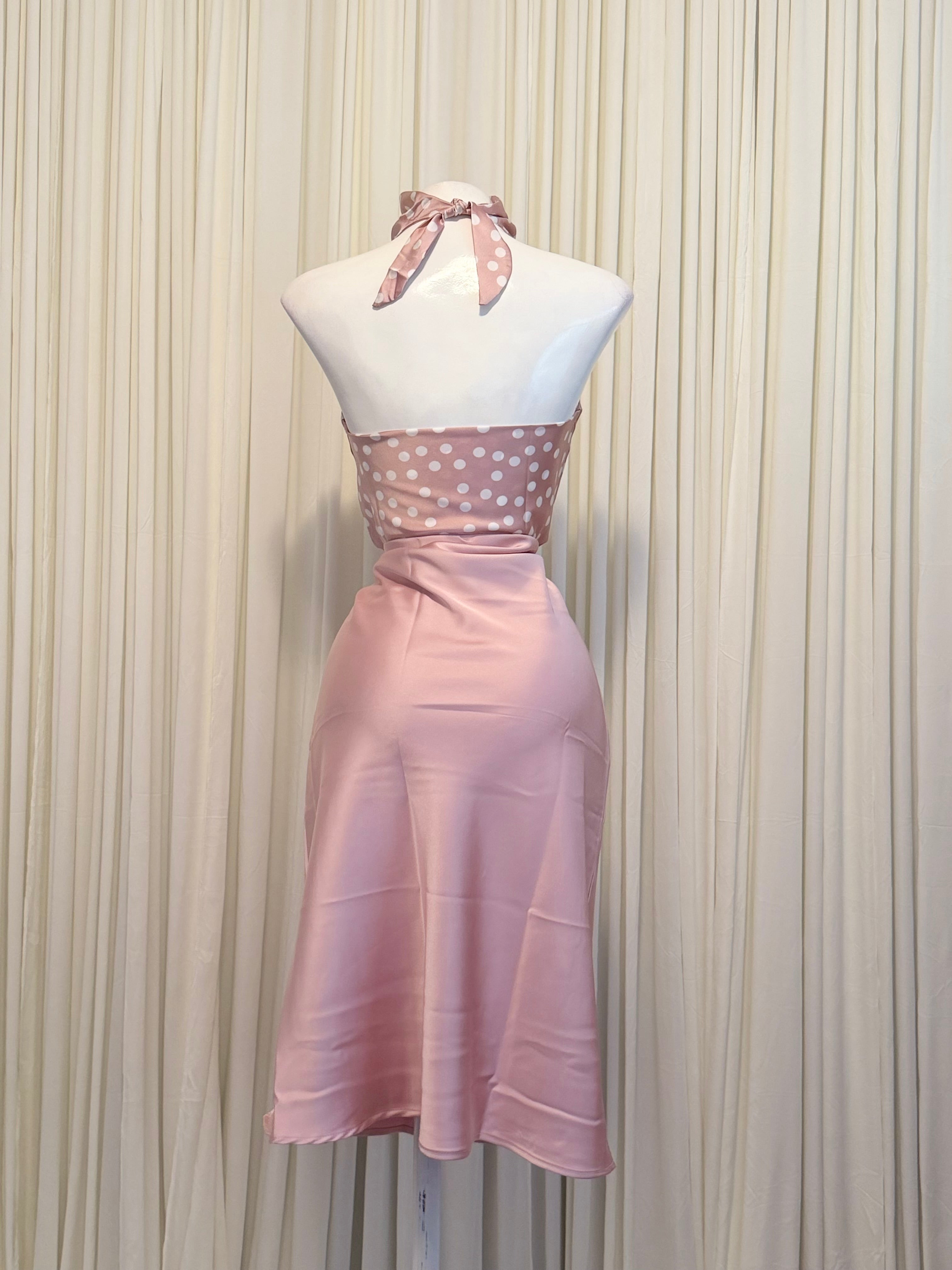 Pink Silk Skirt