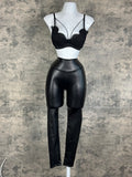Leather leggings